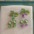 Grape Alloy Brooch PA3326