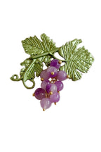 Grape Alloy Brooch PA3326
