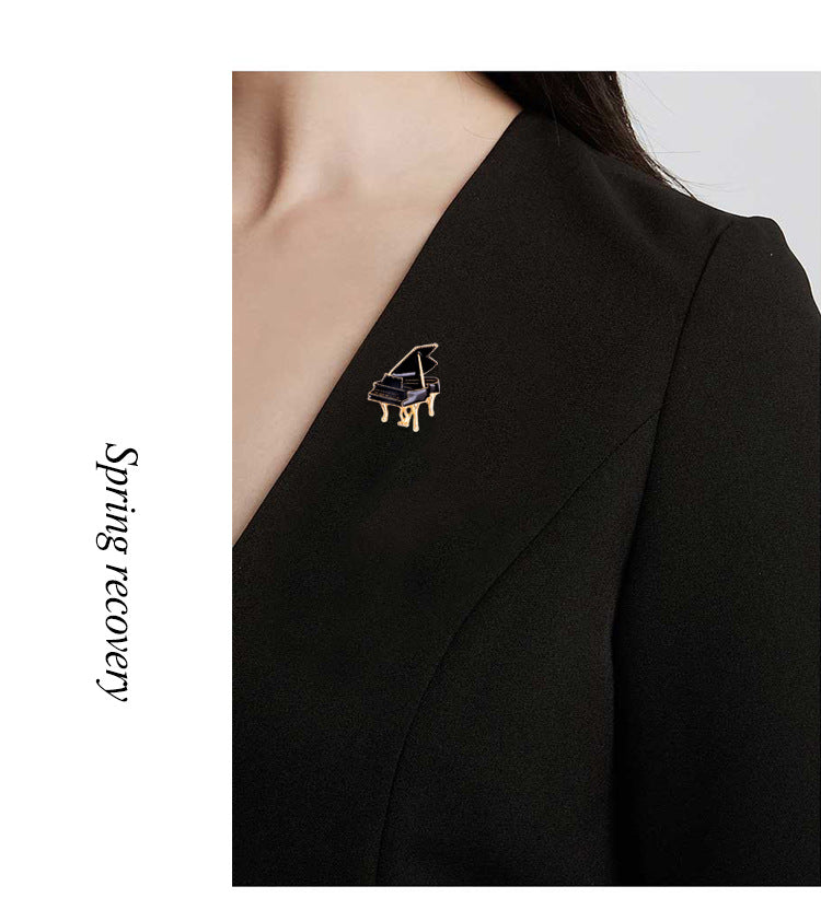 Piano Alloy Brooch PA3336 - view 2