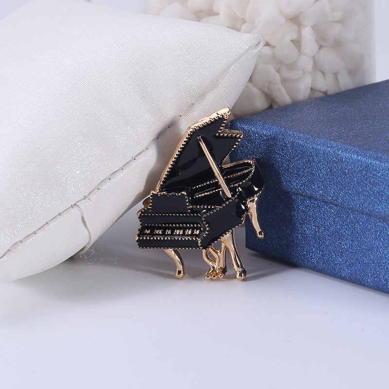 Piano Alloy Brooch PA3336