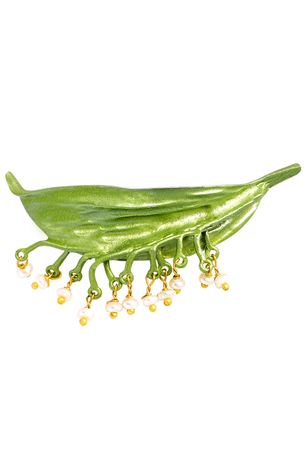Leaf Alloy Brooch PA3358