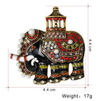 Elephant Rhinestone Brooch PA3367