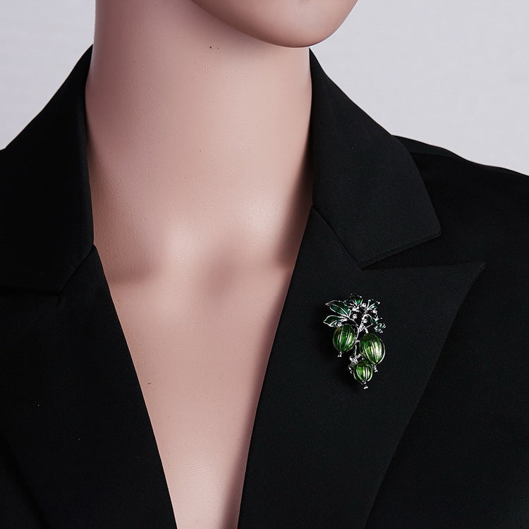 Watermelon Alloy Brooch PA3488