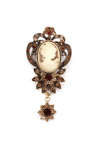 Baroque Portrait Brooch PA3503