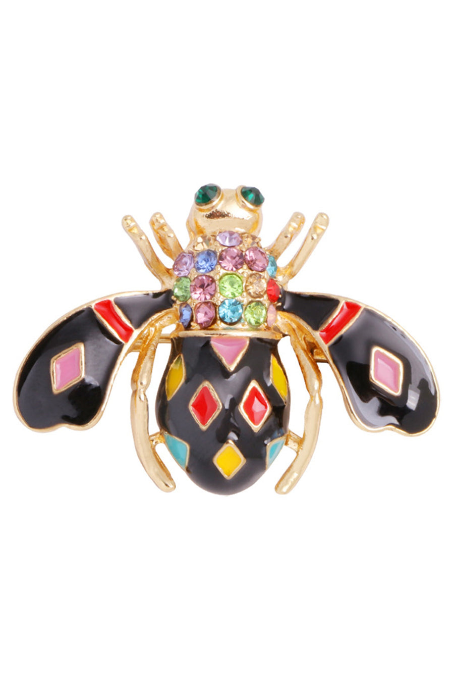 Bee Rhinestone Brooch PA3520