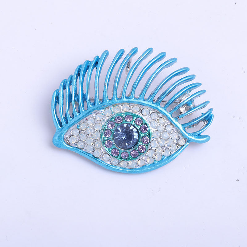 Evil Eye Rhinestone Brooch PA3557