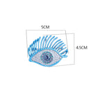 Evil Eye Rhinestone Brooch PA3557