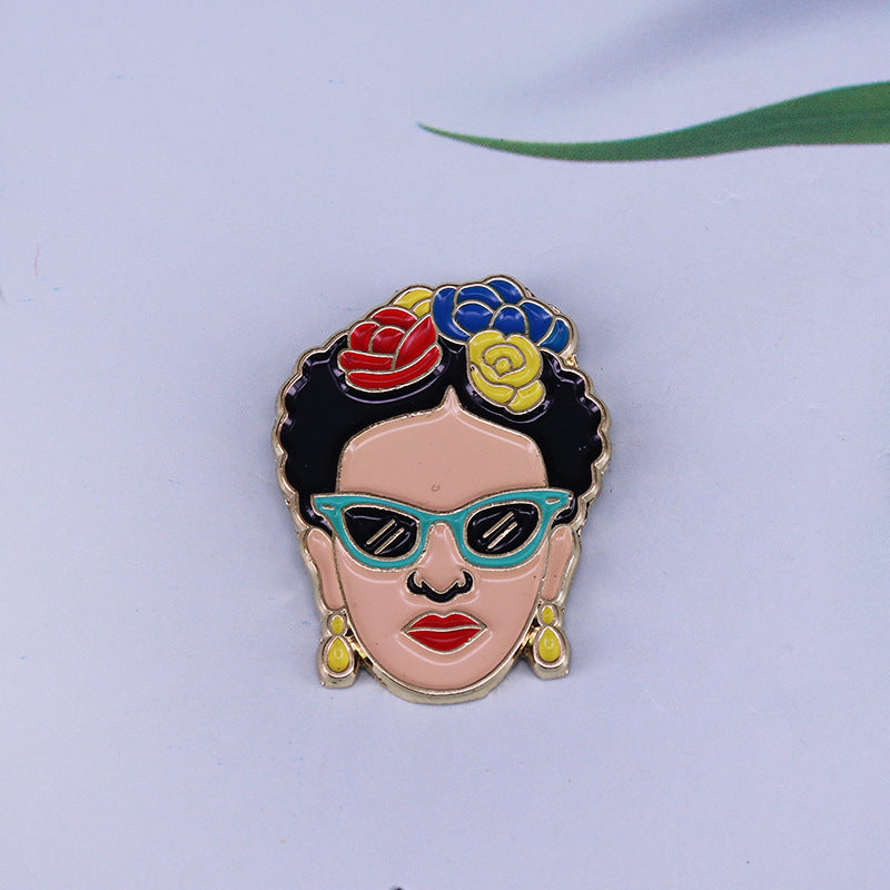 Frida Copper Brooch PA3621