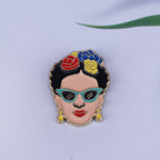 Frida Copper Brooch PA3621