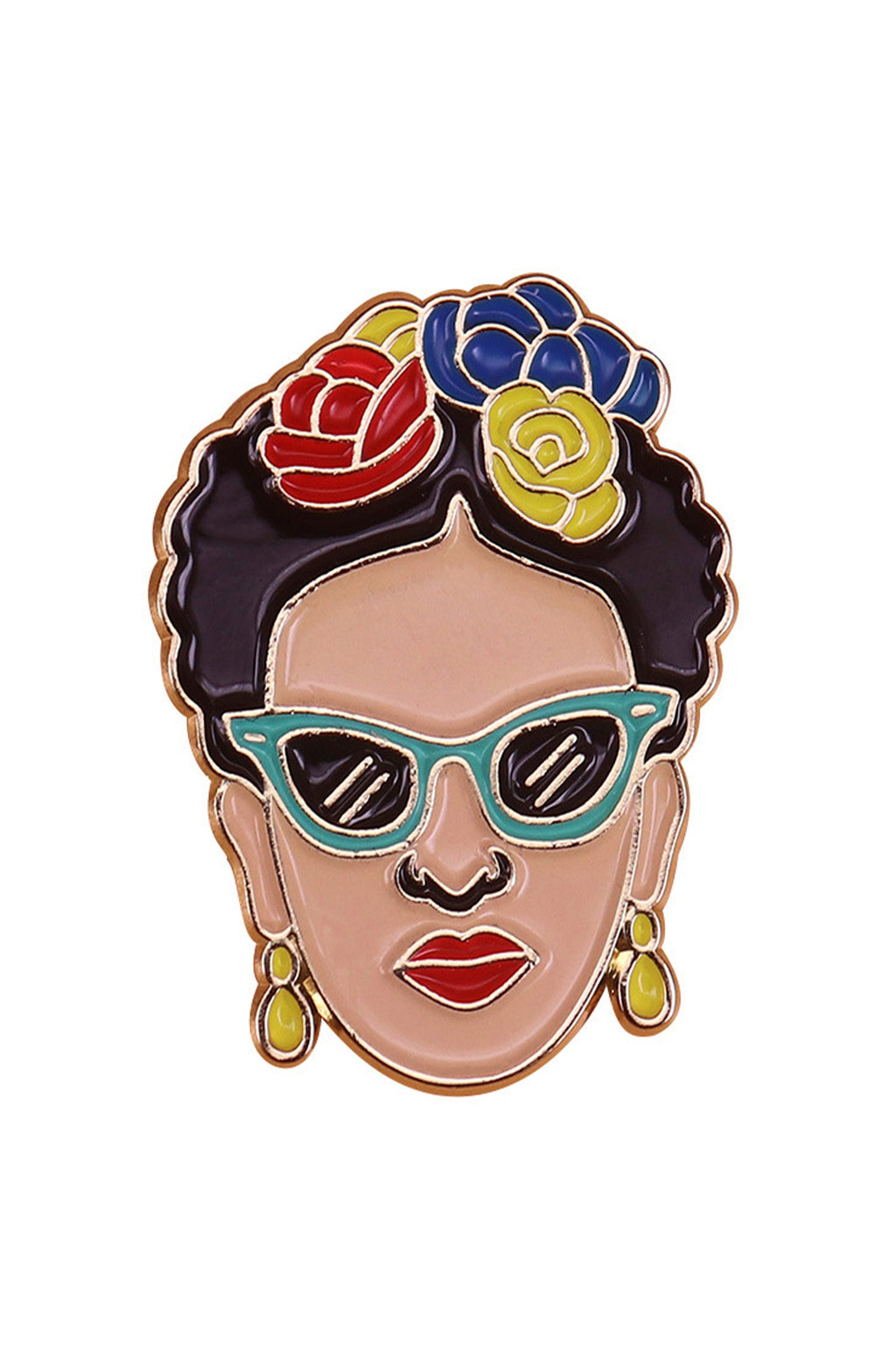 Frida Copper Brooch PA3621