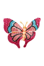 Butterfly Rhinestone Brooch PA3685