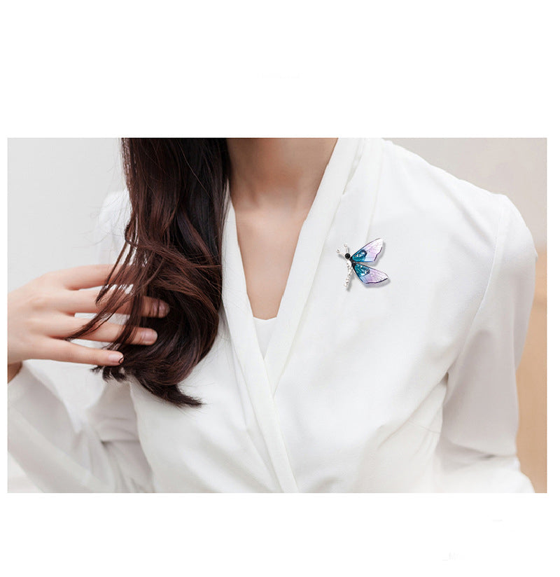 Butterfly Rhinestone Brooch PA3693