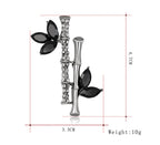 Bamboo Rhinestone Brooch PA3729