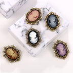 Baroque Portrait Brooch PA3784