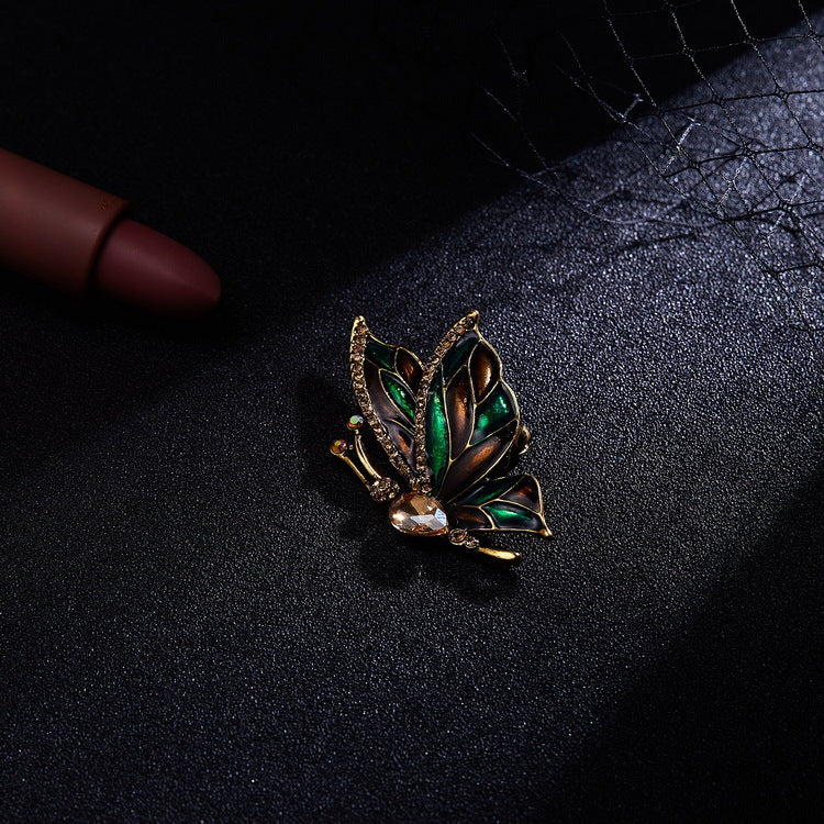 Butterfly Alloy Brooch PA3805