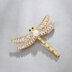 Dragonfly Zircon Brooch PA3889