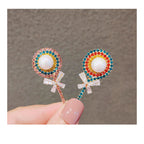 Lollipop Rhinestone Brooch PA4012