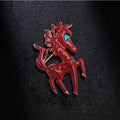 Pony Rhinestone Brooch PA4025