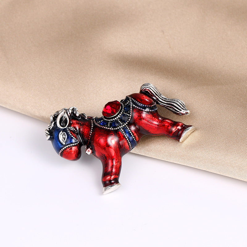 Pony Alloy Brooch PA4035