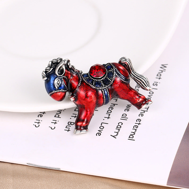 Pony Alloy Brooch PA4035