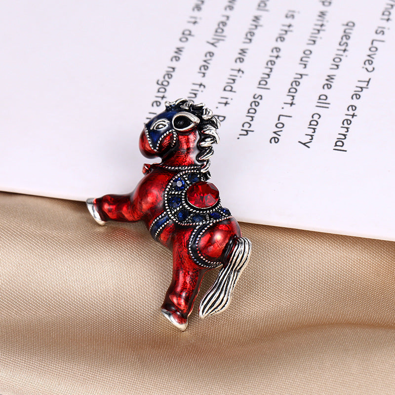 Pony Alloy Brooch PA4035