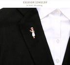 Nurse Alloy Brooch PA4050