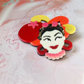 Girl Acrylic Brooch PA4086