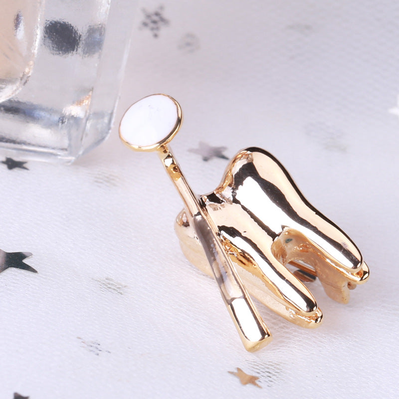 Teeth Dentist Alloy Brooch PA4115