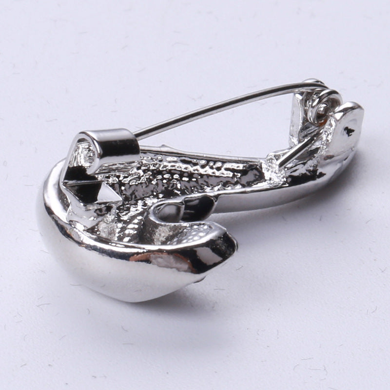 Tobacco Pipe Alloy Brooch PA4116