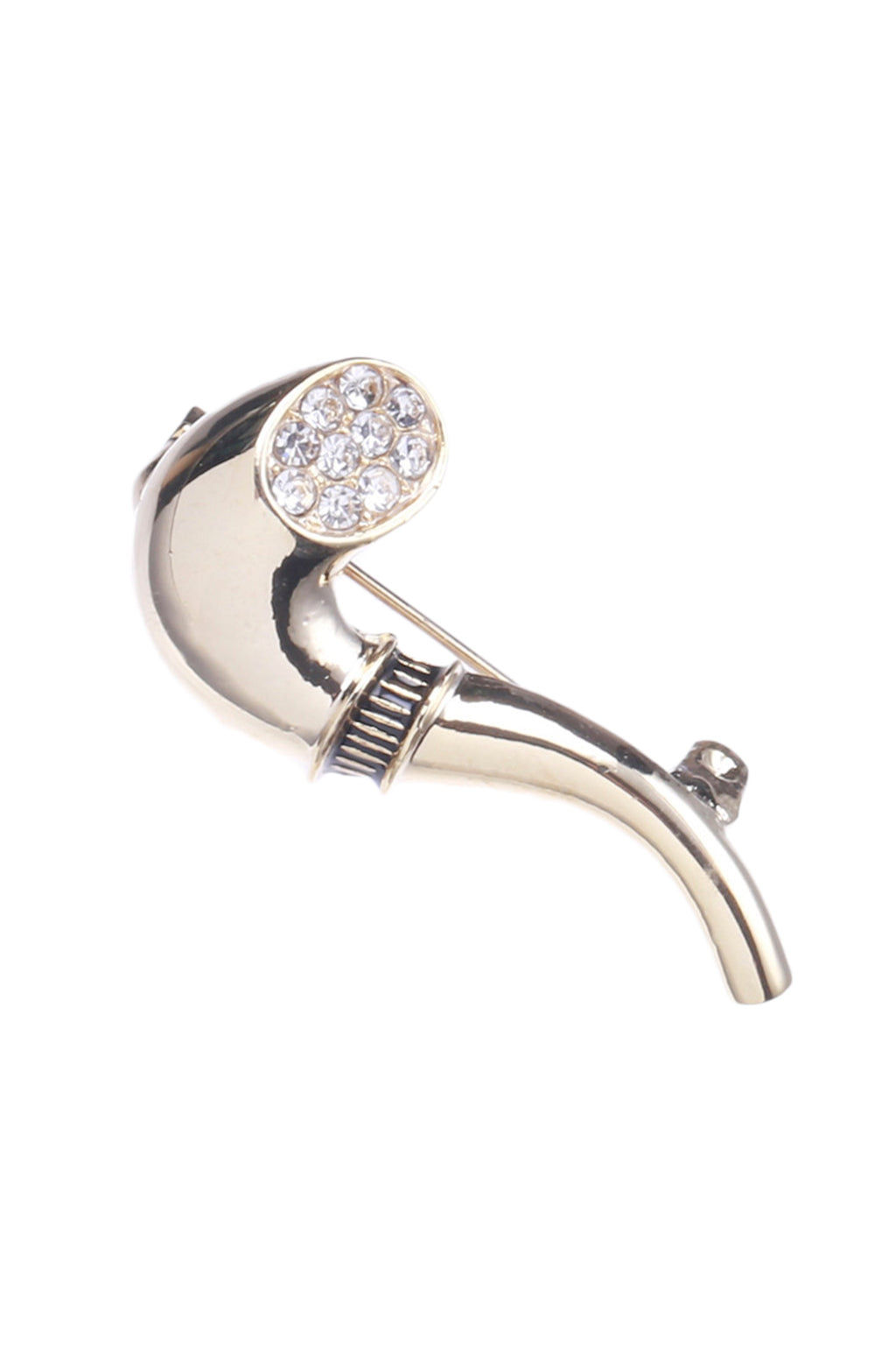 Tobacco Pipe Alloy Brooch PA4116