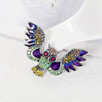 Owl Rhinestone Brooch PA4187
