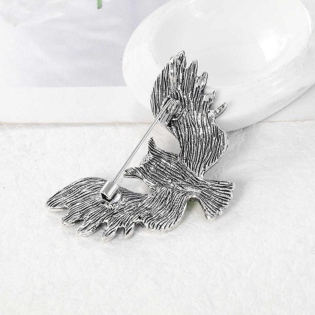 Owl Rhinestone Brooch PA4187