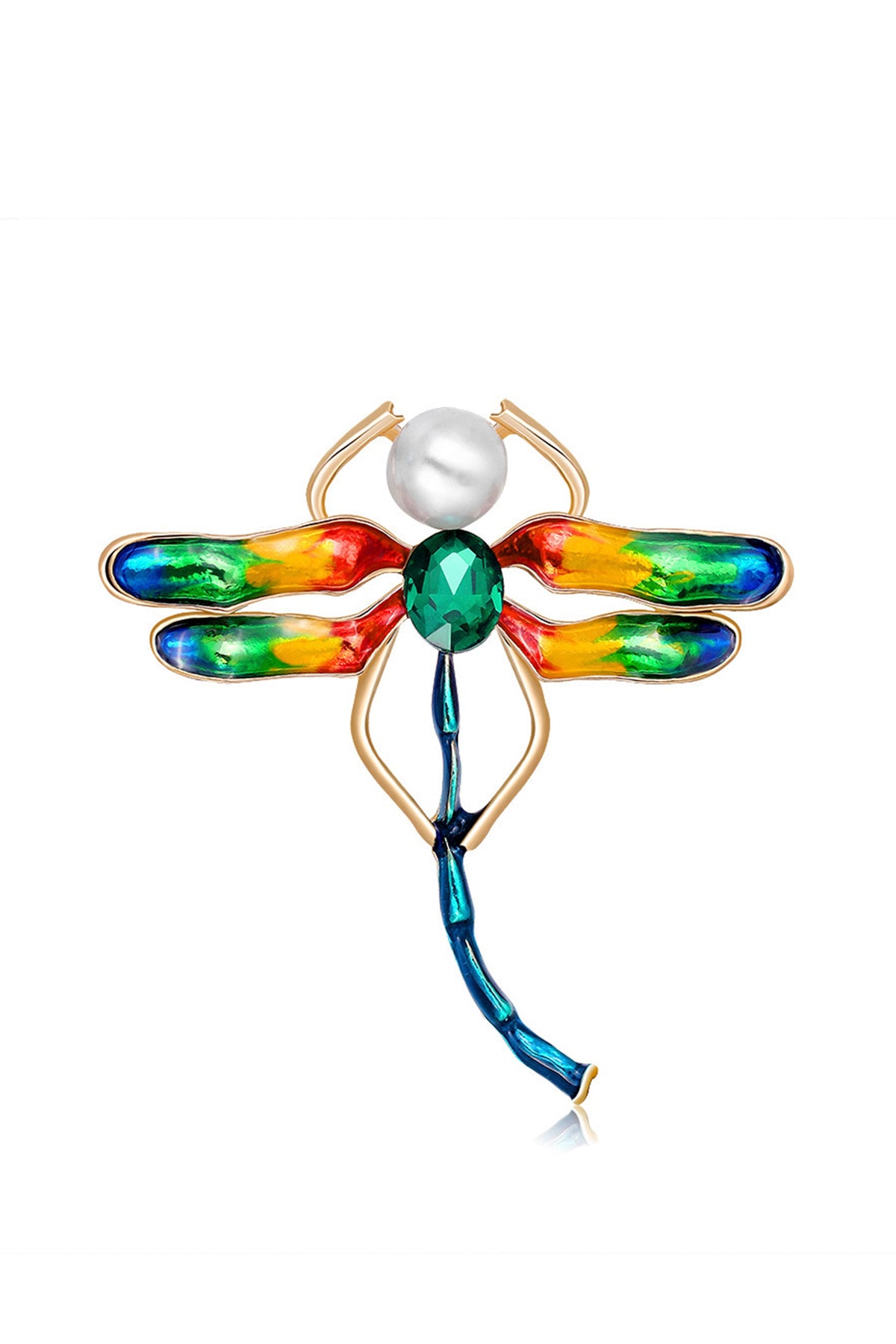 Dragonfly Rhinestone Brooch PA4188