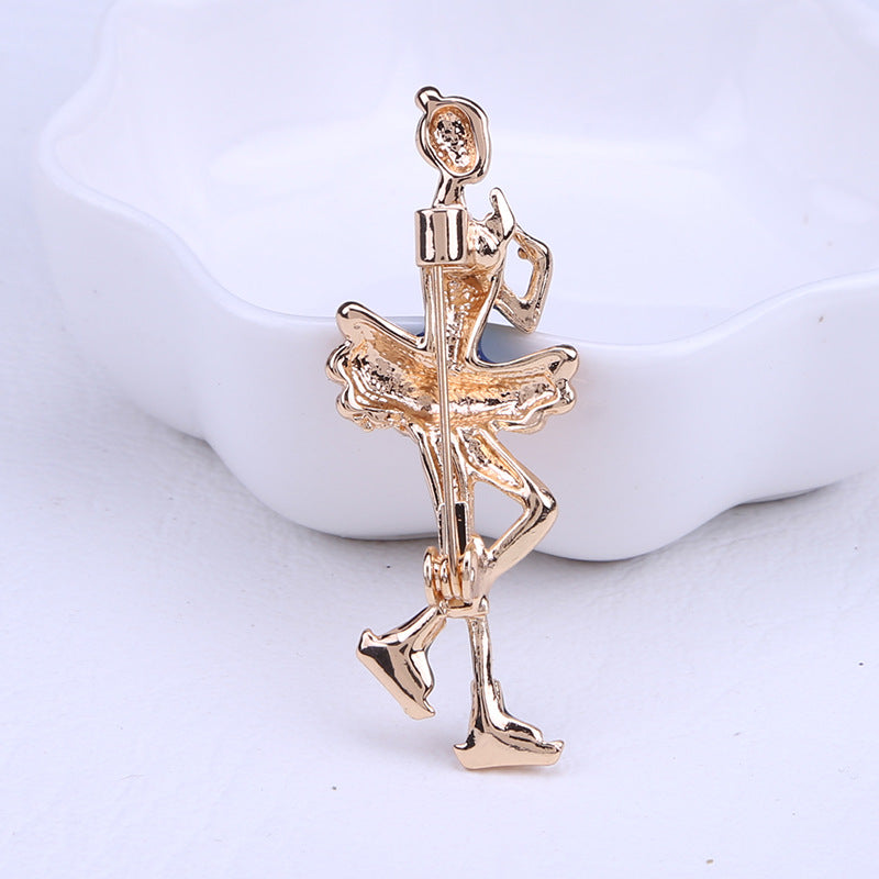 Skate Alloy Brooch PA4271