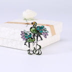 Flamingo Rhinestone Brooch PA4283