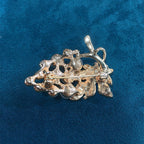 Grape Pearl Rhinestone Brooch PA4298