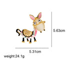 Donkey Opal Brooch PA4358