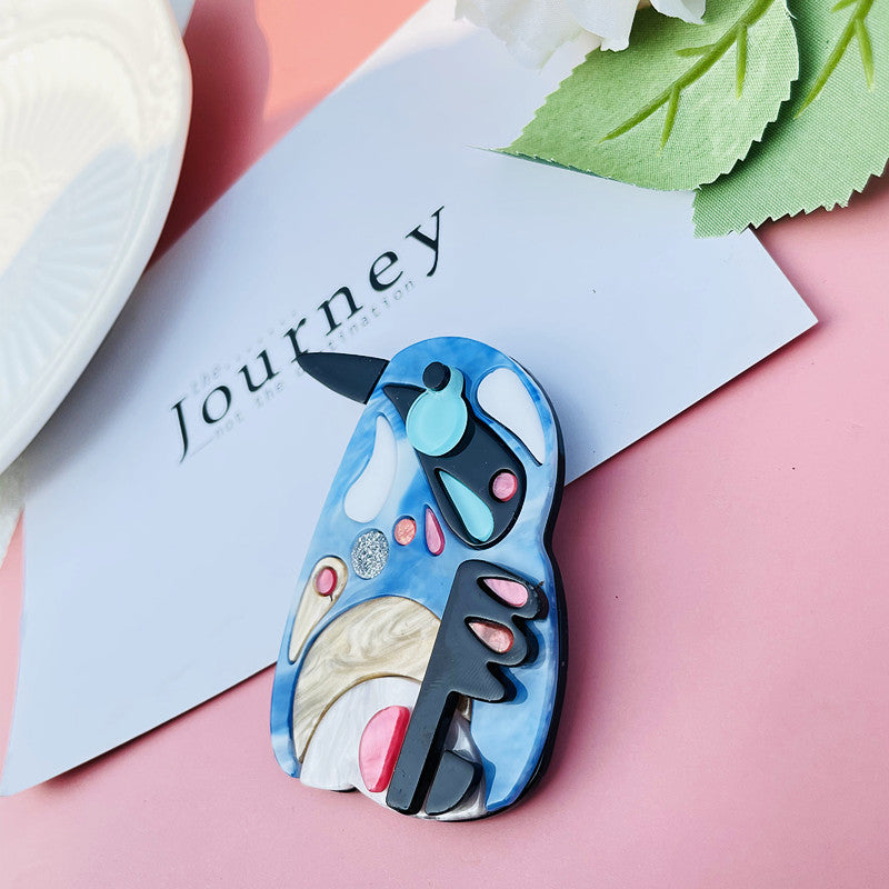 Bird Acrylic Brooch PA4412