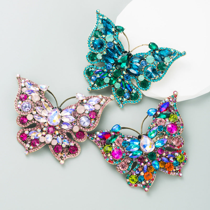 Butterfly Rhinestone Brooch PA4433 - view 5