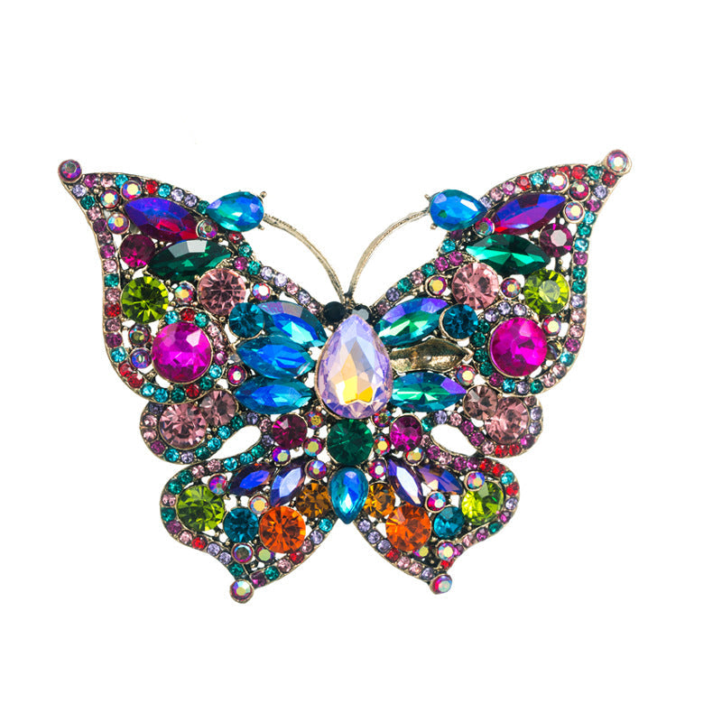 Butterfly Rhinestone Brooch PA4433 - view 8