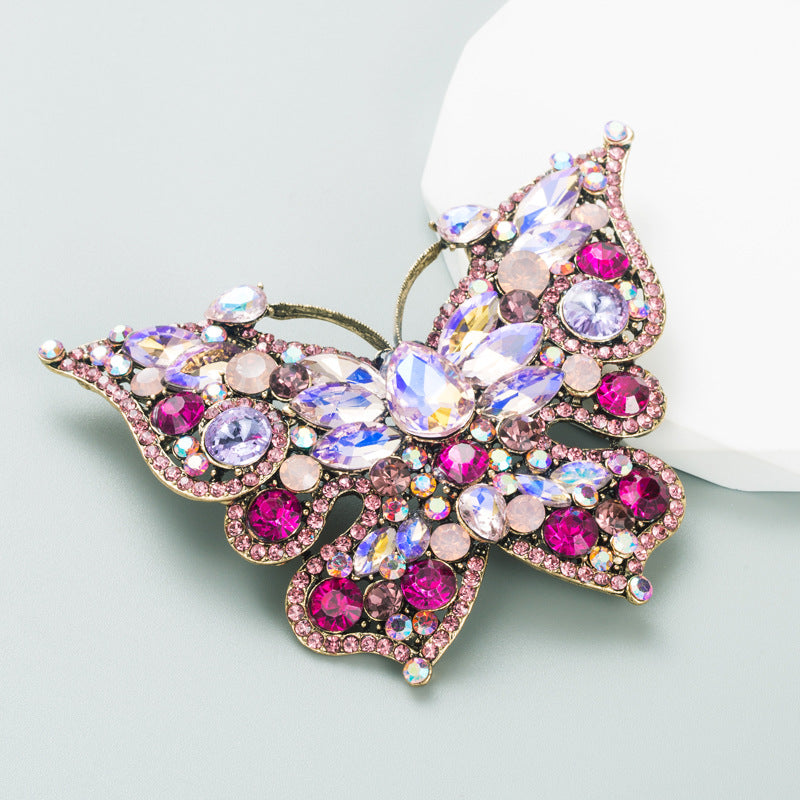 Butterfly Rhinestone Brooch PA4433 - view 17
