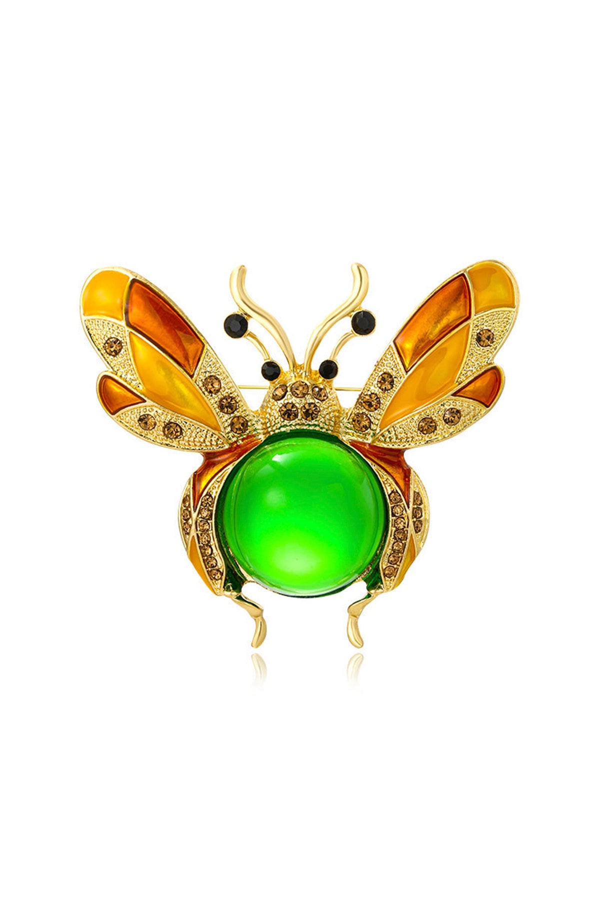 Bee Rhinestone Brooch PA4576