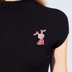 Rabbit Bunny Rhinestone Brooch PA4592