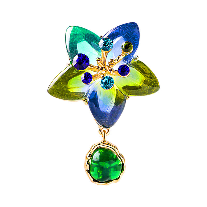 Star Rhinestone Brooch PA4645