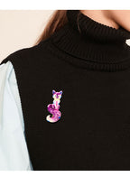 Fox Alloy Brooch PA4692