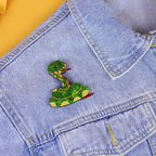 Snake Acrylic Brooch PA4703 - view 5