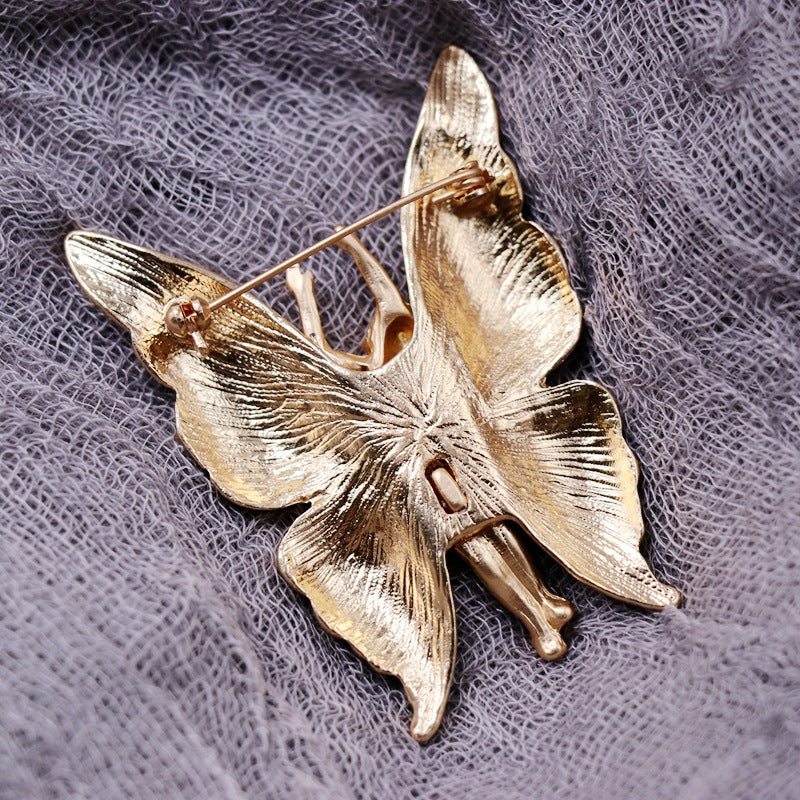 Butterfly Elf Rhinestone Brooch PA4715