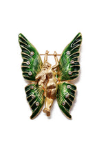 Butterfly Elf Rhinestone Brooch PA4715