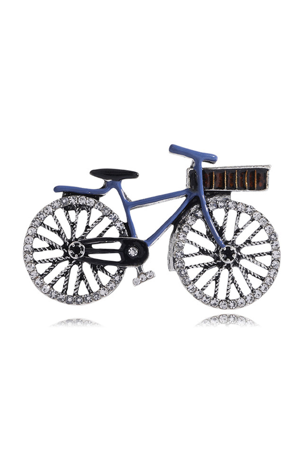 Bicycle Rhinestone Brooch PA4724