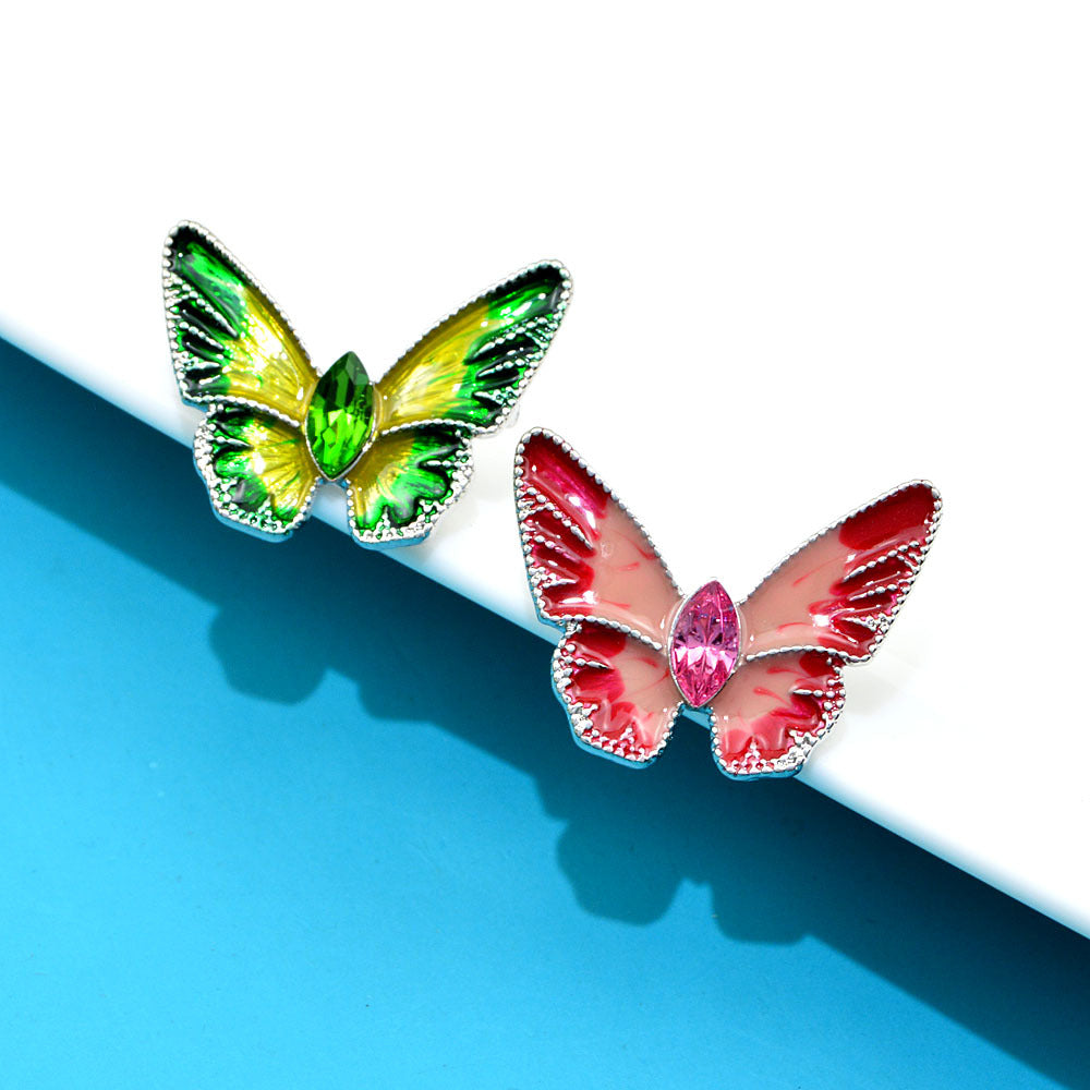 Butterfly Rhinestone Brooch PA4742